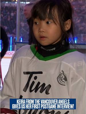 Keira knows what she’s talking about 🙂‍↕️ #Canucks #NHL #Hockey 