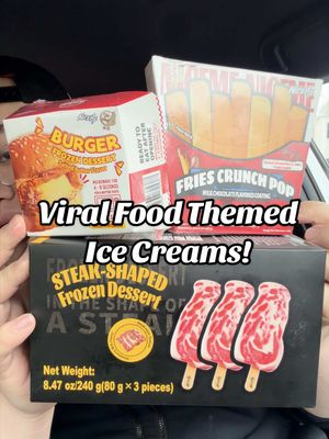 Get the steak and fries!!!! #viralicecream #steakicecream #friesicecream #hmart #eatingwithblim 