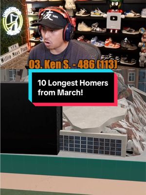 10 Longest Homers from March! #fyp #yfk #mlbtheshow26 