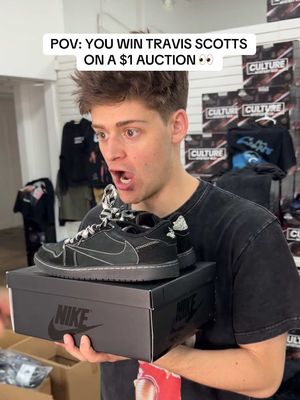 WHAT A WIN FROM ONE OF OUR CUSTOMERS  MORE SHOES COMING SOON 👀 #FYP #TravisScott #Live #Nike #Culture 