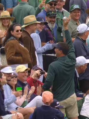 Advantages to setting your chair out early! #TheMasters #caddie #golf #knapp 