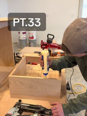 Pt.33/pt.2 bathroom vanity build #DIY #series #customhome #modernhome 