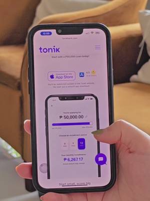 Need extra cash? 💸​ ​ For bills, repairs, or everyday gastos, check out Tonik Bank's Credit Builder Loan.​ 💜 Borrow up to ₱50K​ 💜 Ikaw bahala sa due date​ 💜 1 valid ID lang kailangan​ Apply now sa Tonik app 👉 https://tonik.onelink.me/5TE2/fborg​ Learn more 👉 https://tonikbank.com/loans​ ​