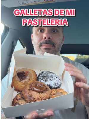 PROBANDO LAS COOKIES DE MI PASTELERÍA  - Granny Bakery en Valencia. #probandocomida #probandodulces #galletas 