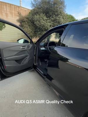 🎧🎶 Afinando los últimos detalles antes de dar una vuelta #q3sportback #carsoftiktok #asmrcars #povdriving​