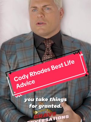 Cody Rhodes REVEALS his favorite piece of Life Advice. 🤯 #WWE #codyrhodes #wrestlingtiktok 