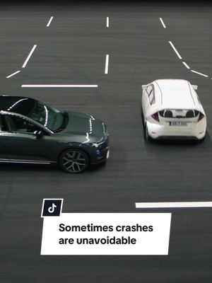 Sometimes crashes are unavoidable. EX60 is our smartest car yet, designed to better protect in more scenarios.  #volvocars #carsafety #cartok #volvoex60 