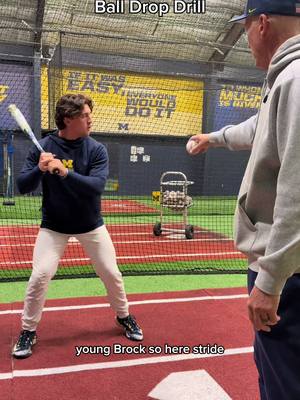 You want to work on bat path and bat speed?  Try the “Ball Drop Drill”. #drill #baseball #michigan #practice #recruitment @Brock Leitgeb 