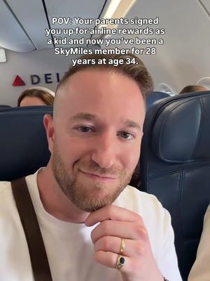 thx mom and dad 😘 link in bio to sign up your future flyers #deltaairlines #skymiles 🎥: @galaezra