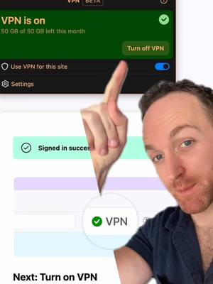 Public wifi? One tap and you’re protected. A free VPN built right into Firefox, up to 50gb/month.