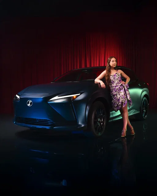 The all-electric Lexus RZ setting the tone for a legendary night. To celebrate Miles Davis’s centennial, we partnered with @laufey to bring a new soul to ‘Blue In Green.’ Listen now on @Amazon Music. 