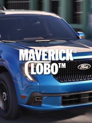 Maverick® Lobo™ - engineered for performance, designed with unique style. Elevate your drive.   #FordCanada #MaverickLobo