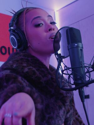 ICYMI: @Joyce Wrice entered #TheBooth and laid down some of the best vocals we've heard. #XfinityPartner Tap in at the link in bio. Powered by @xfinity #NewMusic #livemusic