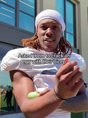 This did not go as planned 🤣 #lsufootball #CollegeFootball #egg #geauxtigers #sec 