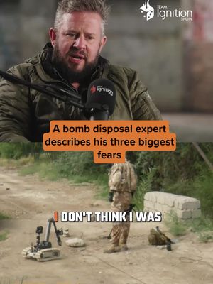 "If I don't get butterflies, I shouldn't be doing it." Bomb disposal expert Kim Hughes on fear, survival, and why being too comfortable is the most dangerous thing of all. 🎧 Listen to the full episode on the Team Ignition Show Podcast now. Link in bio. #teamignition #bombdisposal #military #mindset #podcast