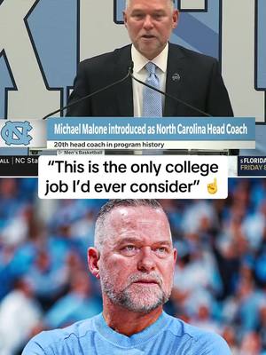 New North Carolina head coach Michael Malone is introduced in Chapel Hill 🦶#unctarheels #cbb #mbb  (via @ACCNetwork)