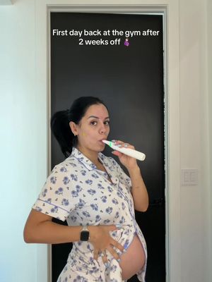 Okay that was …. Rough 😂 #27weeksPregnant