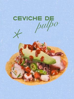 Si les gusta el ceviche, esto sí lo tienen que probar. 🐙💙 Ceviche de pulpo, acompañado de Salsa Valentina para mariscos, es una experiencia casi religiosa, tienen que prepararla. #SalsaValentina #Valentina #FoodTok #cevichedepulpo
