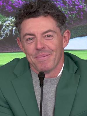 A crowd pleaser! 👏 #TheMasters #golf #dinner #championsdinner #rorymcilroy 