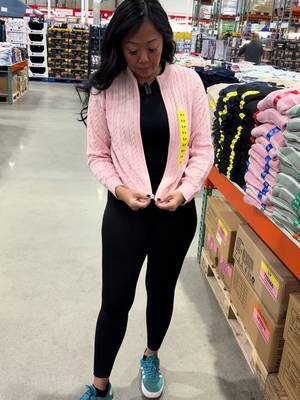 @nautica Jeans Women’s Cable Cardigan Item 1955824 @costco_canada   fit Front zipper closure Crewneck Ribbed neckline, cuff and hem Branded flag at wearer’s left hem Cable knit stretch sweater fabric   Colours: navy, grey or pink Made in Bangladesh   Fabric Content: 60% cotton, 40% acrylic #tinasfavyyc #yyccostcolovers #costco #costcoloverscanada #nautica 