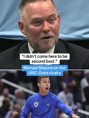Michael Malone is READY to face Duke and bring North Carolina back to the top of the ACC 💪 #basketball #northcarolina #unc #tarheels (via @ACCNetwork) 