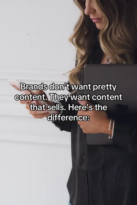 Creators focus on aesthetics. Brands focus on performance. Here’s what they’re actually looking for when they land on your portfolio.  #ugccreator #ugctips #branddeals #contentcreator #ugcmarketing