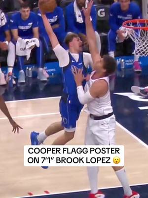 COOPER FLAGG THROWS IT DOWN 🤯 #NBA #basketball #cooperflagg #mavs #clippers 