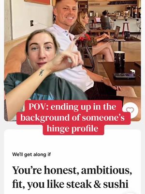 You won’t get that on @The Love List #hinge #dating 