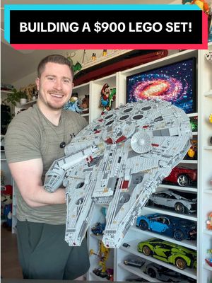 FINALLY! I bought the $900 Millenium Falcon and built it! #LEGO #Cars #R8 #StarWars #ASMR