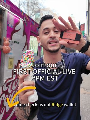 This is NOT a drill… Ridge is going LIVE for the first time 👀 #ridge #wallet #LifeHack #firstlive #fyp 