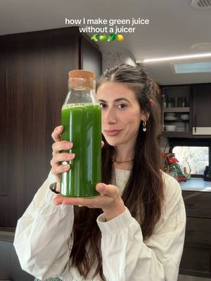 green juice without the juicer🥒✨ @Beast Health  #greenjuice #greenjuicerecipe #greenjuicedetox 