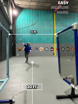 Throwing between two zones but it keeps getting narrower #blitzball #MLB #baseball #pitching