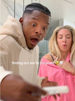 the moment we found out 🥹🤍 @Marco Hall #pregnant #pregnancyannouncement #husbandwife #baby #pregnancy 