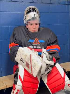 Never a good sign… @Nick Gallais #hockeygoalie #hockeylife #hockeytok 