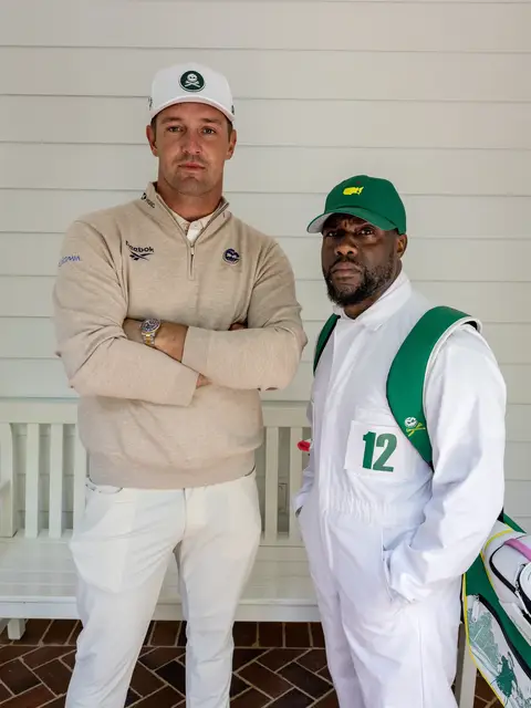 Introducing my new caddie 🤝 #golf #TheMasters 