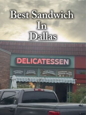 Best Sandwich in Dallas?  Great start with Delicatessen❗️ Comment where you think I should try next!  #dallas #dallasfood #sandwiches 