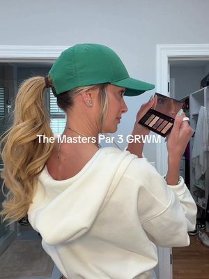 Party PONY!! 👱🏻‍♀️ #TheMasters #par3contest #masterspar3 #mastersfamilyday #grwm 
