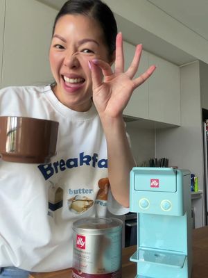 Unboxing the Y3.3 by Illy 🩵  #coffeemachine #coffee #italian #morningroutine #fypシ゚ 