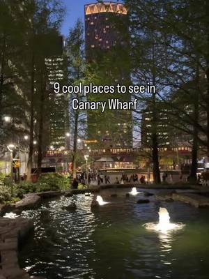 9 cool places to visit in Canary Wharf ✨ I feel like people always say there’s not much to see here… but that’s honestly not true 👀 From Jubilee Park’s water fountains to Cabot Square and the winter igloos at West India Quay, here are some of my favourite spots in Canary Wharf. Perfect for a chill walk, cute cafés, and a little city escape without leaving London 🤍 Save this for your next day out & let me know which one you’d visit first 👇 #canarywharf #canarywharflondon #thingstodoinlondon #londonguide 
