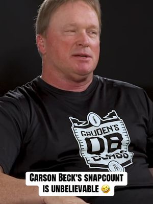 These clap snapcounts always leave Coach Gruden stunned 🤣 Presented by @Chevrolet  #chevy #silverado 