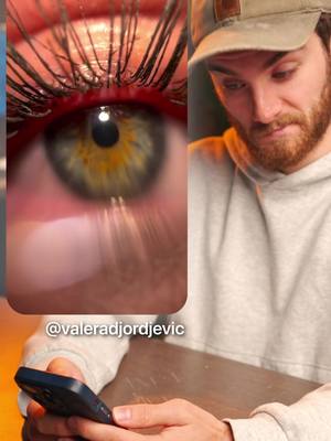 How to do this water droplet macro lens eye effect!  Effect by @valeradjordjevic 