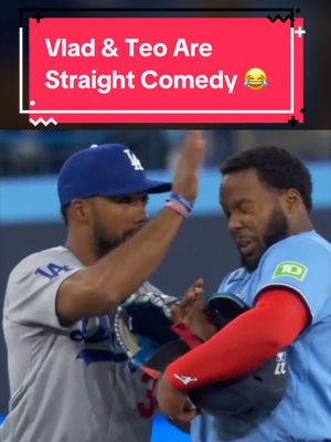 Brothers for life 😂💙 #MLB #BlueJays #Vladdy #TeoscarHernández #BlueJays50 