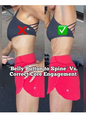 BOOM!! Try my programs 30 days free and 30% off the annual right now with my anniversary sale 🎉🎉🎉. I have an entire form section in my app with clear videos for form tips, plus voiceover cues for all movements so your workouts are not only effective with progressive overload but also effective with your form and mind-muscle connection!! This is a big mistake I used to see all the time when coaching classes. The simple concept of folding forward compared to sitting back can make all of the mechanics feel completely different. More quick cues to help:  ✅Imagine shutting a car door behind you with your booty. Hips go back, not down ✅Slight bend in the knees while keeping a neutral spine ✅ Imagine holding cutie oranges in your armpits locking your lats (back muscle) to keep them in place . No limp noodle backs  ✅Exhale to bracing the core as you imagine pushing the floor away from you with your entire foot. Your big toe heel and little toe (tripod foot) should all keep contact with the floor!  -Andrea  #diastasis #diastasisrecti #coreworkout #corework 