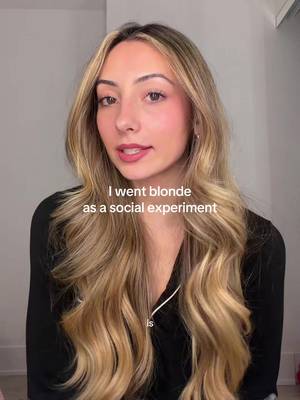 welcome back to the blonde social experiment 