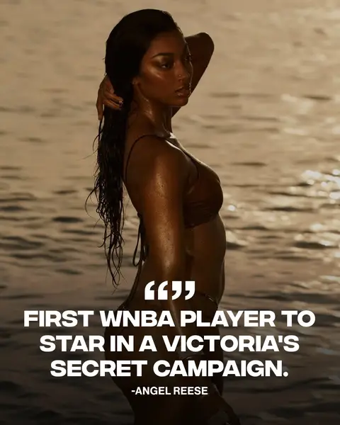 Angel Reese on her Soulja Boy energy as the first WNBA player to star in Victoria’s Secret 😭 (via @angelreese10)