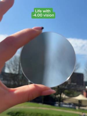 -4.00 in the sunshine ☀️  #shortsightedness #myopia #specsavers