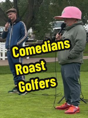 Cold-Stone-Cream-Austin from the top rope 😤 at the @greatoutdoorscomedy Heckle Hole- with @Donovan Workun #golf #comedian #golftok #roast #alberta 