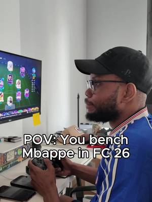 When you bench Mbappe in FC 26