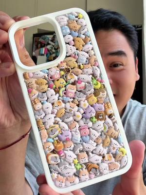 Finally doing the viral #cushion #stickers hack on #phonecase #phonecover #bubblephonecase 