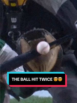 G hit the ball twice on this RBI-single 🤯😲 #yankees #MLB #baseball #giancarlostanton #rbi 